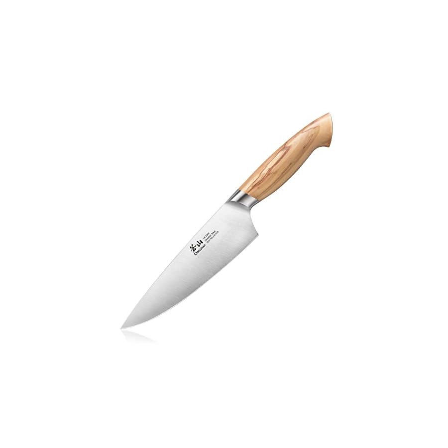 Cangshan-OLIV-Series-501578-Swedish-14C28N-Steel-Forged-6-Chefs-Knife Cangshan OLIV Series 6-Inch Chef's Knife, Forged Swedish 14C28N Steel, 501578