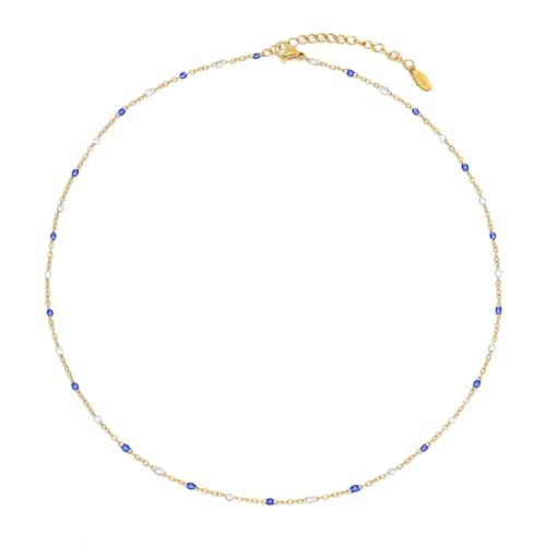 Collier ras du cou perles colorées femmes, bijou mariage parfait