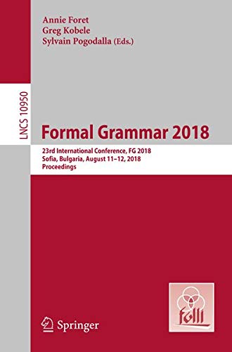 Buy Formal Grammar 2018 — BookShops.in