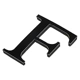 La lettre décorative pour la maison, que nous vous proposons ici, est de la dimension de: Couleur: Noir; Dimension: 10cm / 3,94 pouces