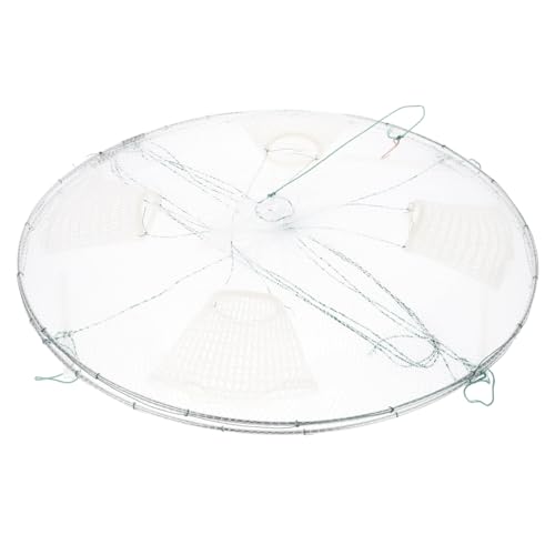 Sosoport Collapsible Fishing Trap Net Multi-Functional Fish Trap for Large Fish Easy Storage Pe Material Outdoor Fishing Supply