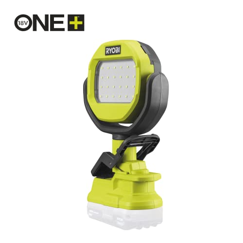 Ryobi RLCL18-0 18V ONE+ Cordless LED Clamp Light (Bare Tool), Green, 900 Lumens - Image 2