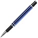 Low Budget Beautiful Blue JJ Rollerball Pen - Black Ink Refill Medium Tip Point