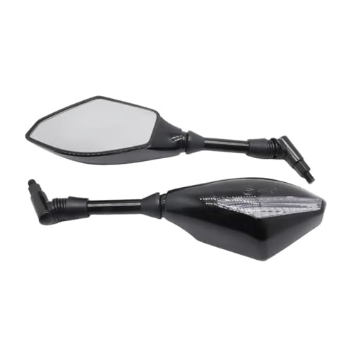 Rétroviseurs moto clignotants LED design profilé miroirs latéraux réglables