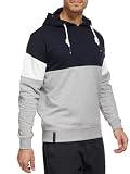 Indicode Inziggy męska bluza z kapturem | bluza z kapturem dla mężczyzn, grantowy, M