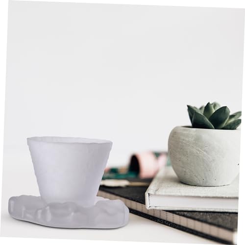Tazas de té de cristal japonés que no queman las manos para un servicio elegante 8