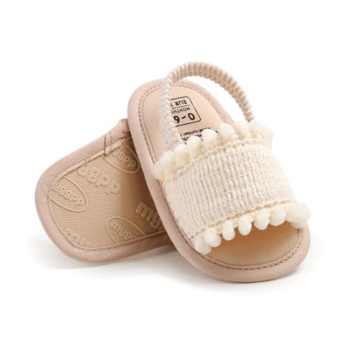 Image of Infant Baby Boys Girls Summer Sandals Party Wedding Dress Flats Shoes Newborn Crib Shoes First Walkers Prewalkers 0-18 Months