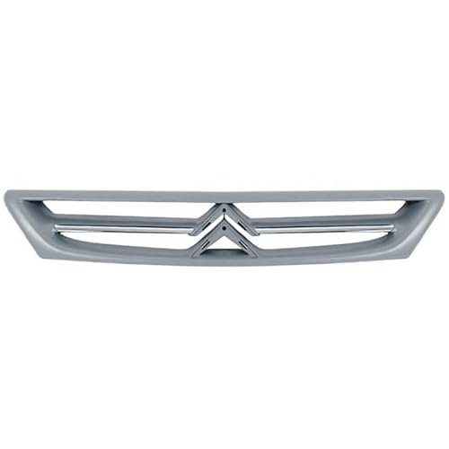 Grille de calandre avant à peindre avec moulure chromée compatible avec Citroen Xsara phase 1 1997-2000
