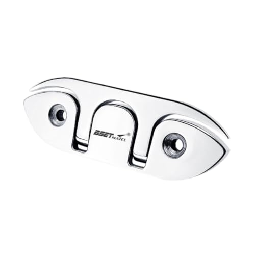 Colaxi Boat Dock Cleat Folding Professional Kayak Yacht Hardware Metal Marine Hardware Stainless Steel Rope Cleat Replacement Sturdy