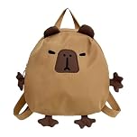 Backpack Fashion, Ugly Cute School Bag, Creative Large Capacity Doll Bag, Capybara Travel Bag, Lightweight Portable School Bag, Large Capacity Fashionable Backpack, Ugly Cute Creative School Bag