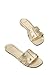kate spade new york Women's Fashion Slide Sandal, Pale Gold, 8
