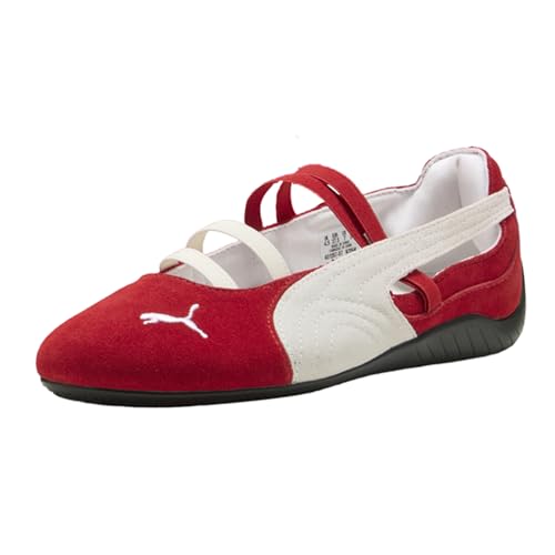 PUMA PUMA Womens Speedcat Ballet Suede Sneakers Shoes Casual - Red - Size 6.5 M
