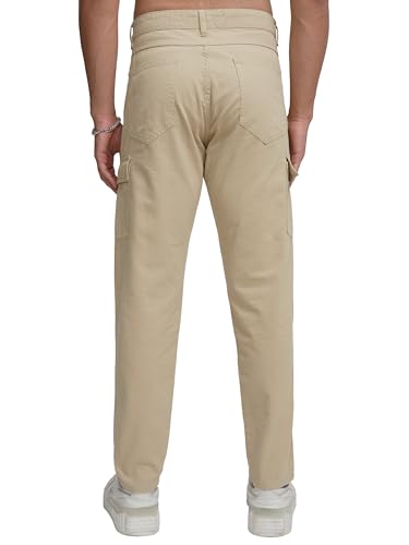 Image of Highlander Men's Tapered Fit | Cargo Trousers | Sleek & Functional | Utility Pockets | Trouser for Men | Men Trousers