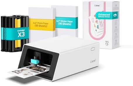 Liene PixCut S1 Photo Sticker Printer Creator Plus Pack -