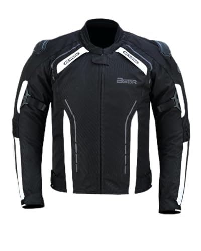 Veste moto imperméable homme avec protection intégrale pour été et hiver
