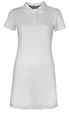 Brody & Co. Damen Casual Solid Polo Kleid Gr. 36, weiß