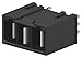Wire-to-Board Connector, 3 Contacts, Header, ELCON Mini Series, Press Fit, 1 Rows