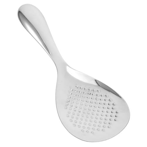 Ipetboom Stainless Steel Rice Paddle Non Stick Rice Spoon with Comfortable Grip for Easy Serving Kitchen Utensil and More for Home and Buffet Parties