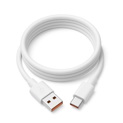 Image of Redmi 22.5W Quick 3.3ft Type C 3A Fast charging cable|480Mbps High speed Data Transfer Compatible with Mi, Redmi 15 Ultra /15 /Note 14 Pro+ /14 /14C /13 /12 /A5 / Poco Android Phone Laptop, White