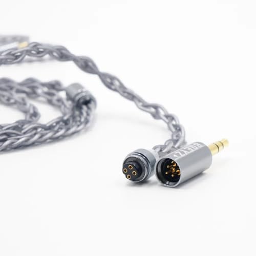 Cable para auriculares BQEYZ Rime 3 en 1 con conector 2 Pin miniatura 4