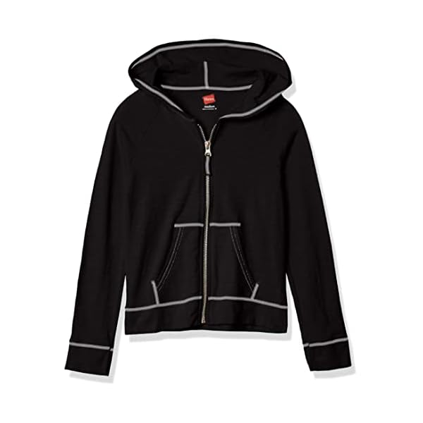 Hanes-Girls-Zip-Up-Hoodie-Girls-Full-Zip-Sweatshirt-Hooded-Sweatshirts-for-Girls-Girls-Cotton-Hoodies