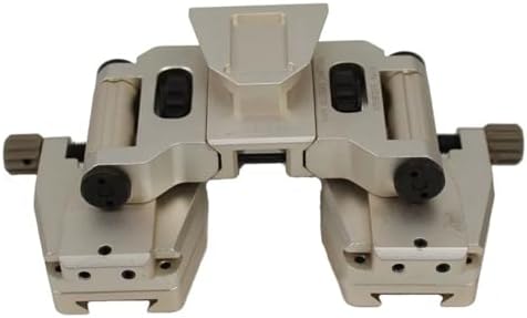 Modular Dual PVS-14 Helmet Mount for Night Vision Devices - Adjustable Precision Points, Compatible with Standard NVG, Versatile Single/Dual Tube Use, Tactical Gear Upgrade