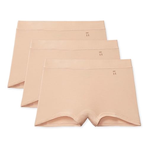 Tommy John Women's Underwear, Boyshort Panties, Cool Cotton Fabric, 3 Pack