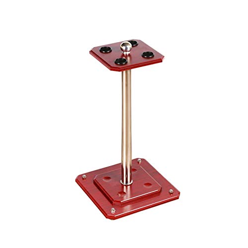 YRU Billard Porte-queues Snooker 4 Trous à Poser au Sol Accessoires-Capacité de 4 Baguettes
