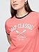 GAP Womens Relaxed Graphic Shrunken Tee Neon Blazing Pink XXL
