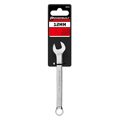 Image of Powerbuilt 644116 Metric Mirror Polished 12mm Combination Wrench