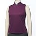 Women's Clergy Sleeveless T-Shirt Tab Collar Clergy Minister Priest Outfit Priest Costume Shirt Tops Pueple Purple