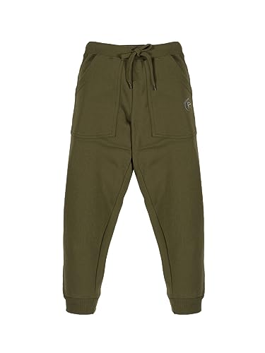 Image of KiddoPanti Boys Solid Fleece Track Pants | Cotton Poly Fleece Fabric | Ankle Length Bottom Rib | 2 Front Patch Pocket | Elastic Waist & Drawcord | Jogger Track Pants for Boys