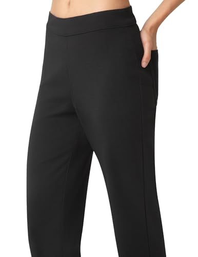 Image of no nonsense Women's Ponte Straight Leg Leggings Pull-on Pants