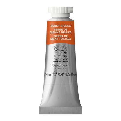 Image of Winsor & Newton Professional Watercolor, 14ml (0.47-oz) Tube, Burnt Sienna