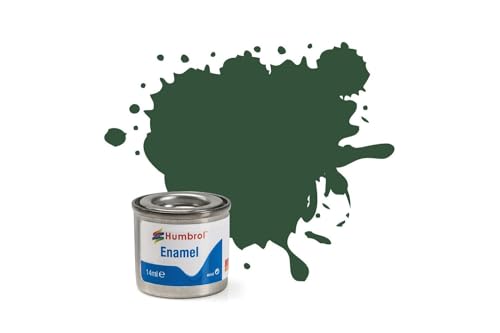 Humbrol AA0864 78 Cockpit Green Matt - 14ml Enamel Paint Enamel Tins