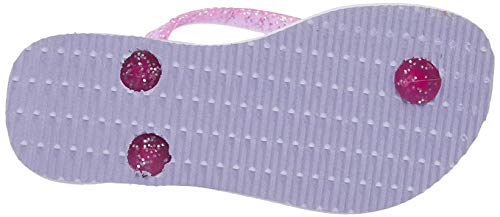 Chinelo, Havaianas, Kids Slim Princess, Lavanda/Purpura Jelly Glitter, 27/28, Meninas