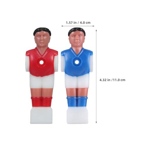 Figurines de joueurs de foot de table en plastique lot de 10 pièces de rechange universelles - 2