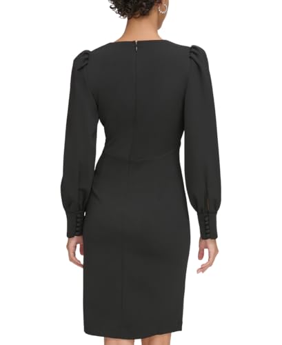 Calvin Klein Women's Vneck Sheath Work Dress4