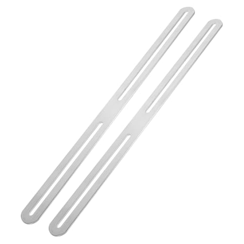 HAKIDZEL 2pezzi Angolari Regolabili Acciaio Inossidabile Per Fissaggio Mailbox o Recinzione Piastre Di Riparazione Stabili e Sicure Design Polito e Resistente Alla