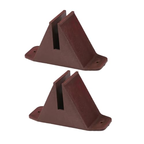 POPETPOP 2pièces Support De Clôture pour Jardin avec Séparateur Base Anti-basculement pour Pelouse Et Treillis