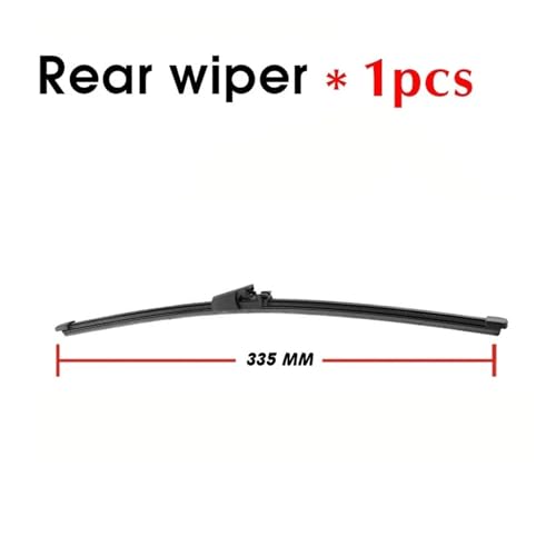 Limpiaparabrisas trasero para Golf 5 Hatchback de 335mm de 2004 a 2008 4