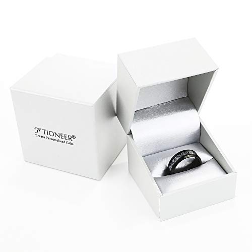 Tungsten Carbide Wedding Band Ring Blue Celtic Dragon, (Size 8mm Ring Size 8-13)3