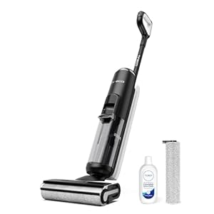 Tineco Floor One S6 Wet/Dry Vacuum Cleaner, Cordless Wet Dry Vacuum Cleaner, Battery Suction Mop with LED Display, All-in-One Vacuum Cleaner with Wiping Function, 35 Minutes Running Time for Hard