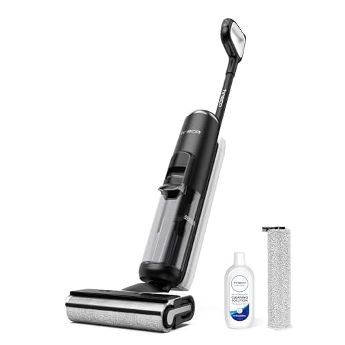 Tineco Floor One S6 Wet/Dry Vacuum Cleaner, Cordless Wet Dry Vacuum Cleaner, Battery Suction Mop with LED Display, All-in-One Vacuum Cleaner with Wiping Function, 35 Minutes Running Time for Hard