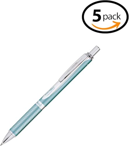 Bolígrafo Pentel EnerGel Alloy RT Tinta Gel Negro 0.7mm 5 Unidades miniatura 3