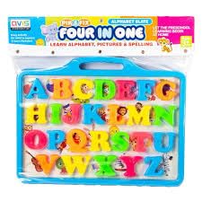 4 in 1 Alphabet Slate Pick & Fix Letters to Learn Alphabets | Numbers | Pictures | Shapes| Educational Alphabet Slate to Learn Pictures