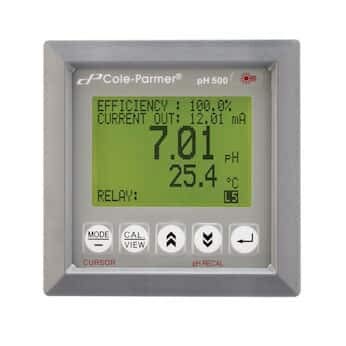 Cole-Parmer 500 PH 550 pH/Temperature 1/4-DIN Controller