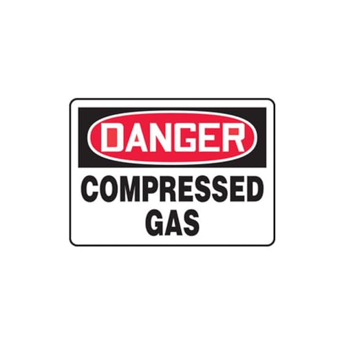 Panneau danger gaz comprimé en composite rigide Accu-Shield durable