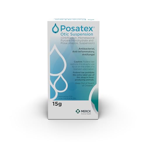 POSATEX Otic Suspension for Dogs 15gm Bottle