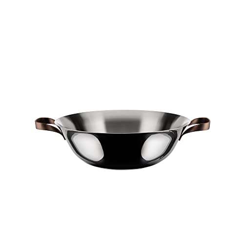 Wok Alessi acero aleado con tapa 18.1 in miniatura 3